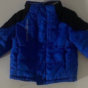 ZeroXposur Blue and Black Puffer Jacket